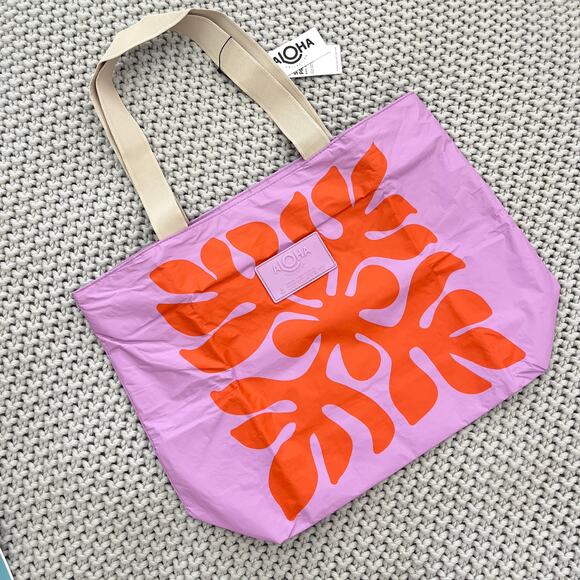 Aloha Collection• APPLIQUÉ Day Tripper Tote in Zest Lavende - Picture 1 of 8